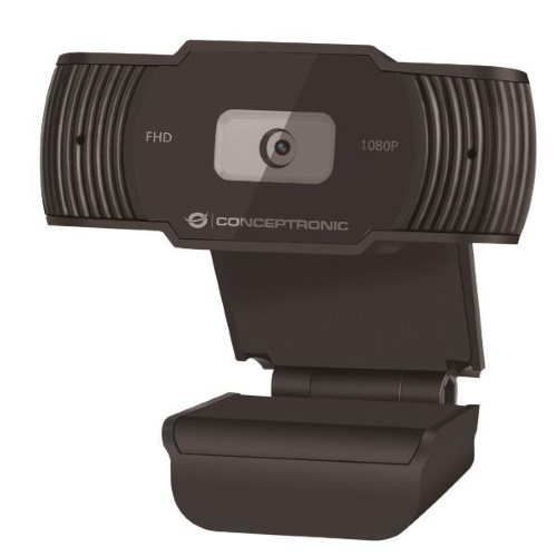 CONCEPTRONIC 1080P USB WEBCAM WITH MICROPHONE